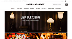 Desktop Screenshot of antikmagasinet.se